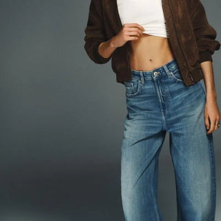 Calça Jeans baggy Azul